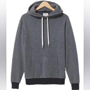 Feat Charcoal Gray Zip Up Hoodie BlanketBlend Fleece Unisex L NWOT